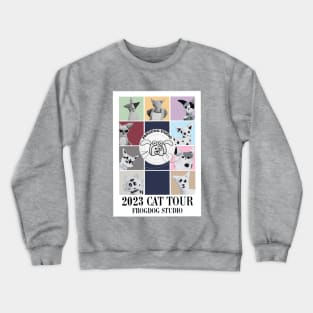 Cat tour 2023 Crewneck Sweatshirt